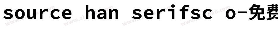 source han serifsc o字体转换